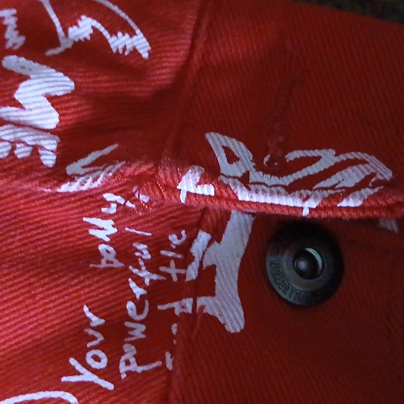 Doodle Denim Hooded Streetwear Jacket - Picture 9 of 11